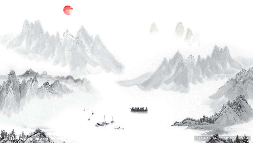 水墨画