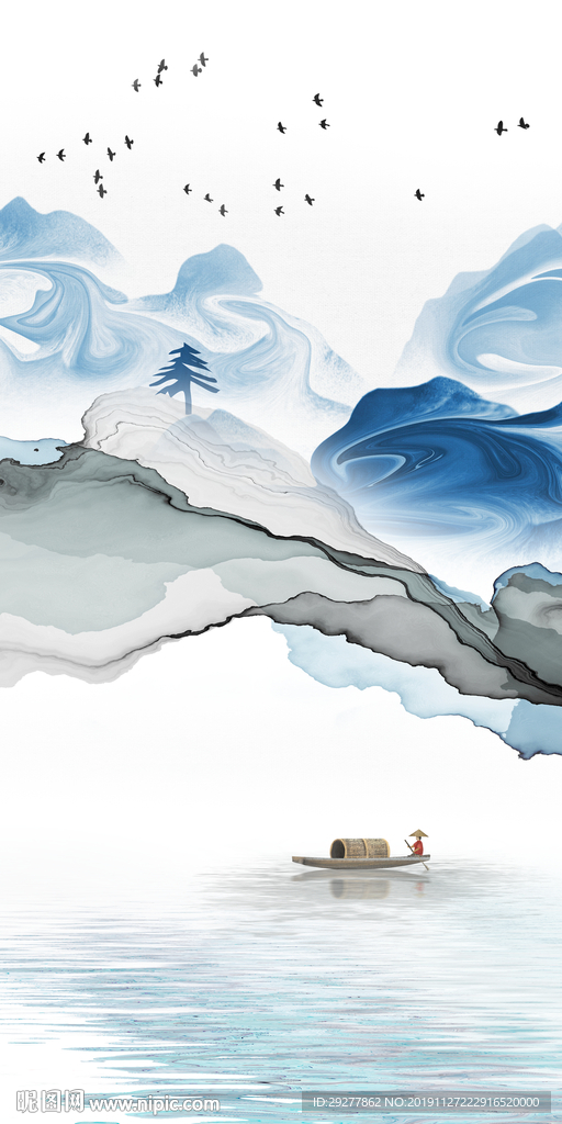 最新新中式画 TIF分层