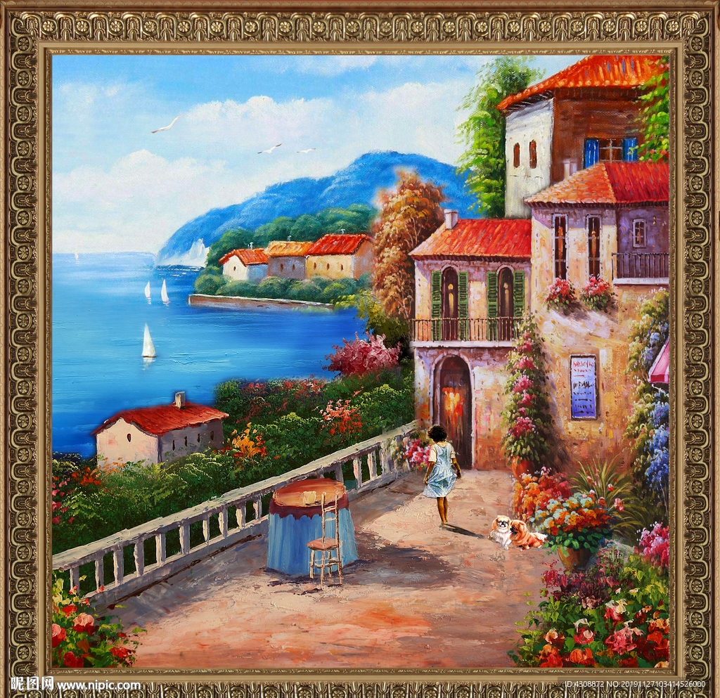油画