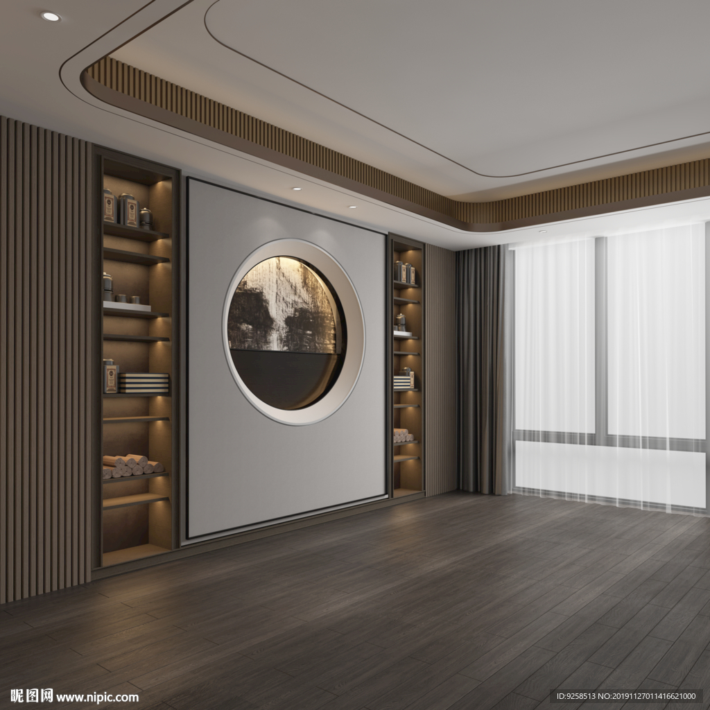 3D效果图空景 空景 吊顶