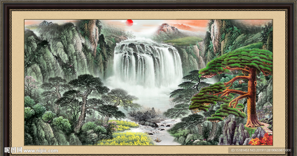 山水风景图