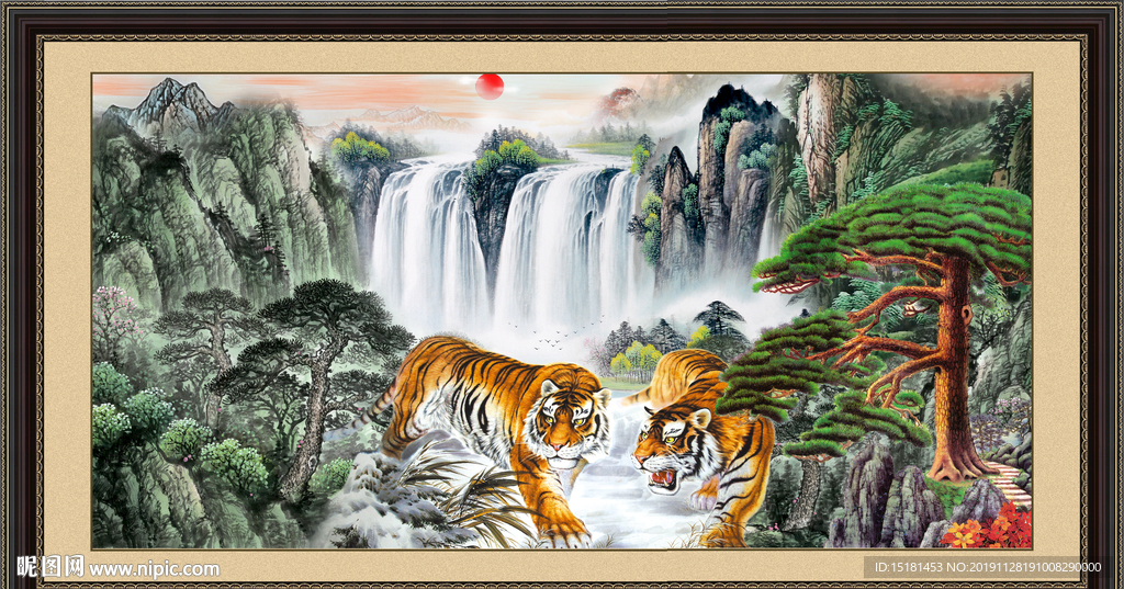 国画老虎