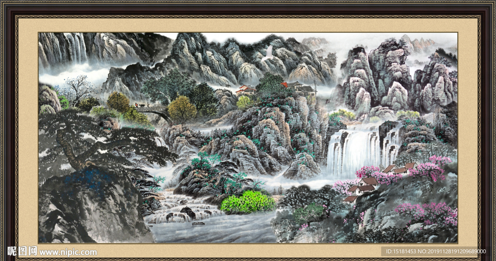 山水风景图