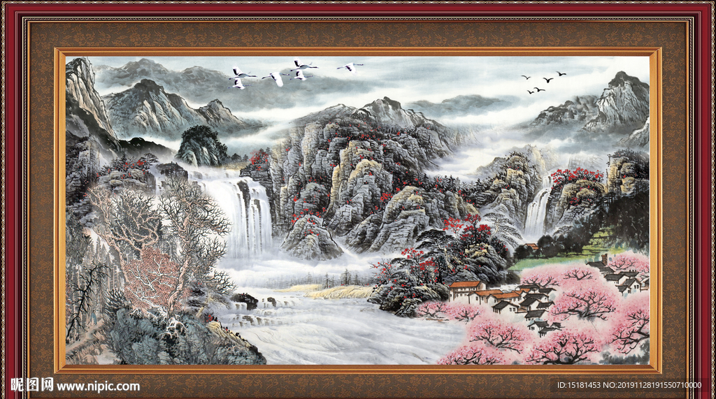 山水风景图