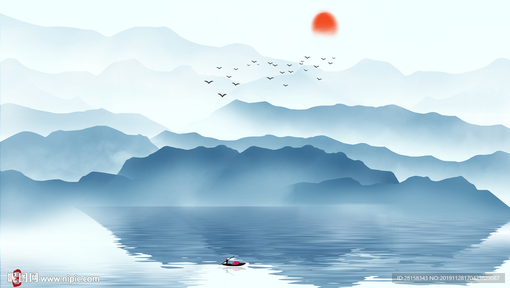 新中式 山水