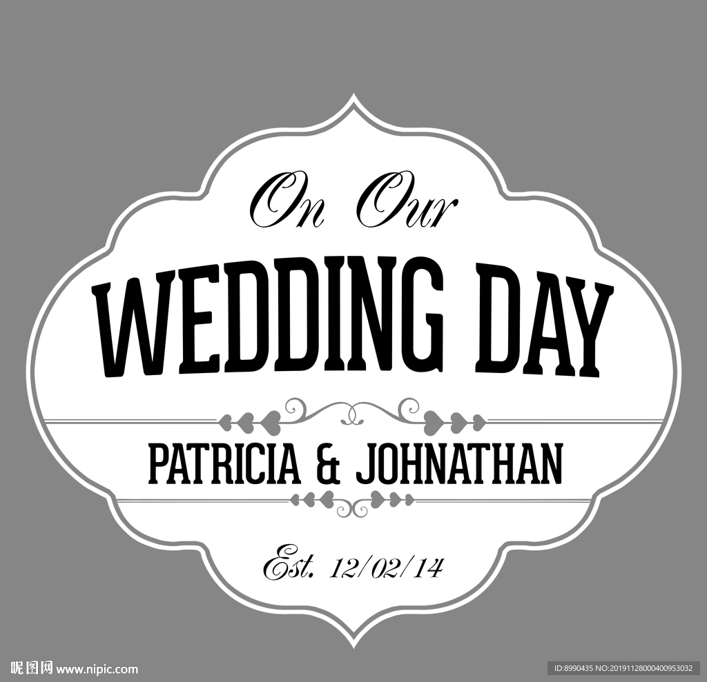 徽标奖章字体设计