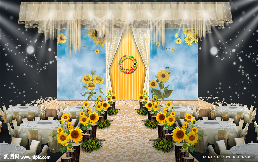 向日葵主题仪式区