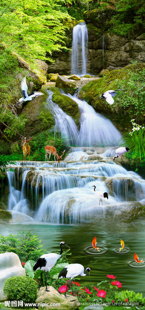 风景画流水生财