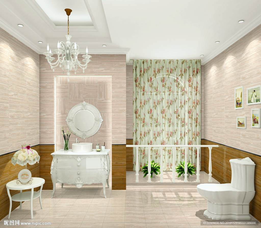 卫生间 洗手间 浴室 欧式风格