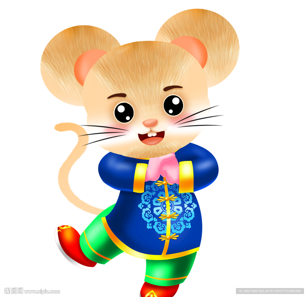 鼠年素材 鼠年门画 卡通老鼠
