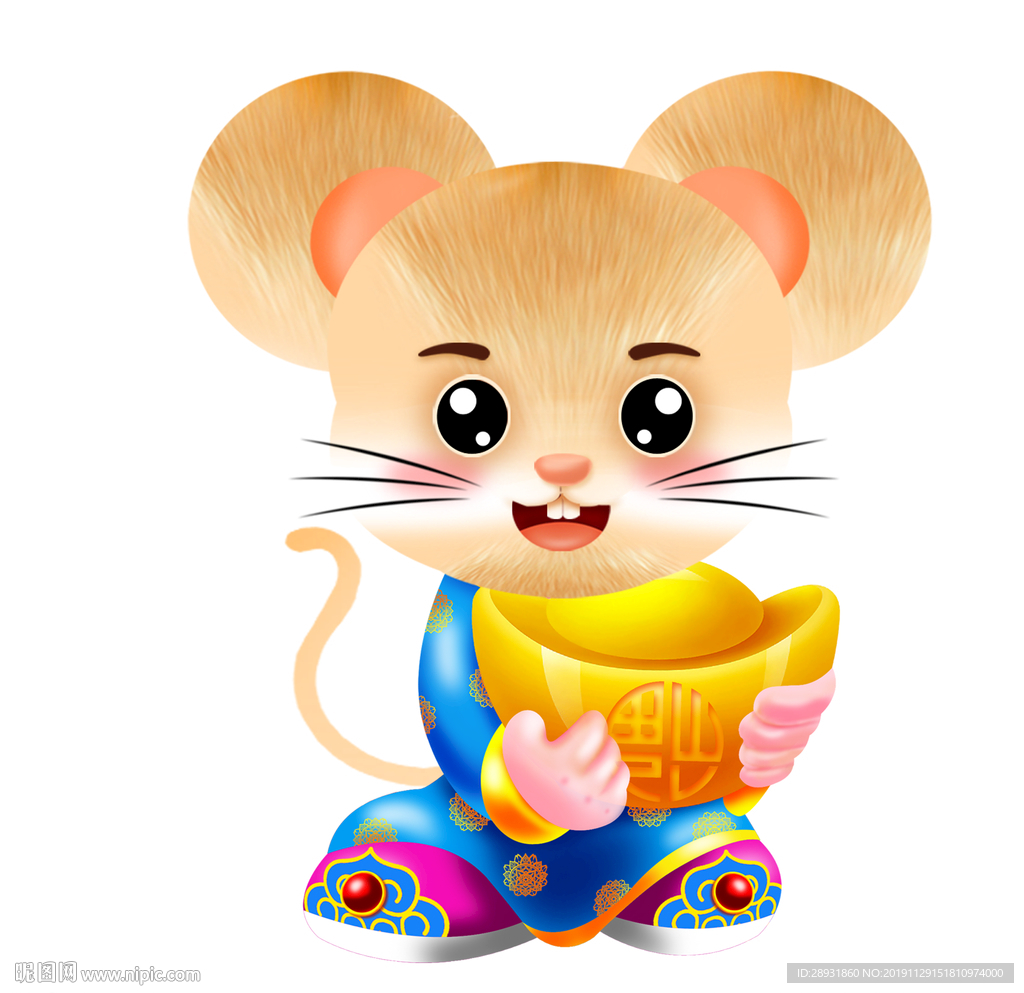 鼠年门画 鼠年素材 卡通老鼠