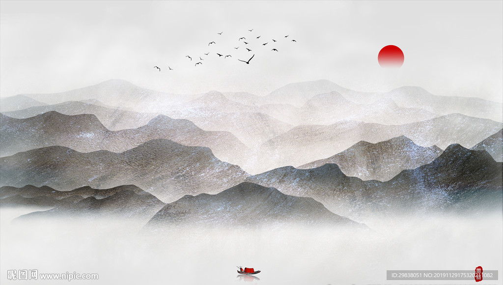 写意山水画