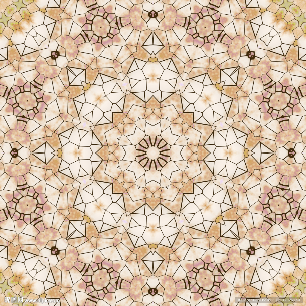 抽象拼花背景