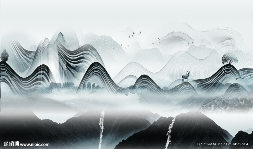 水墨画