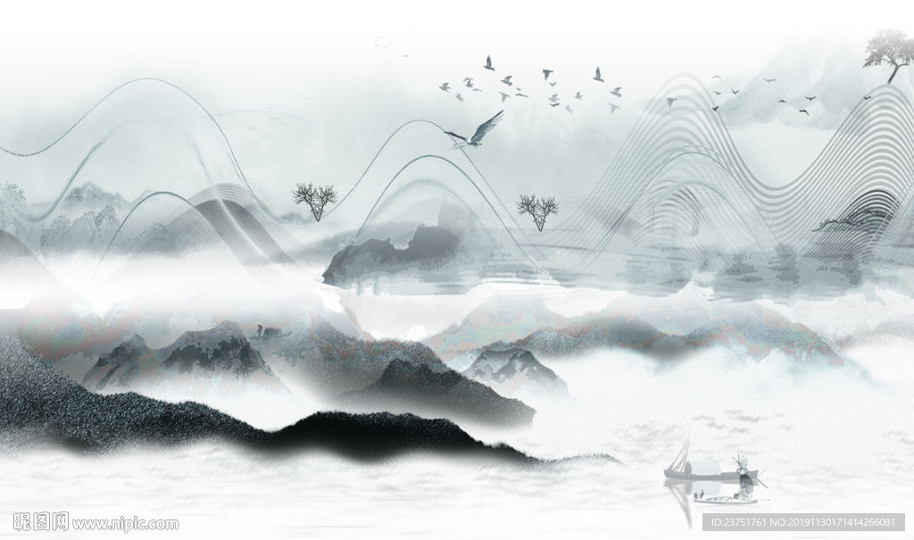 水墨画