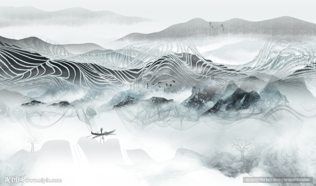 新中式背景