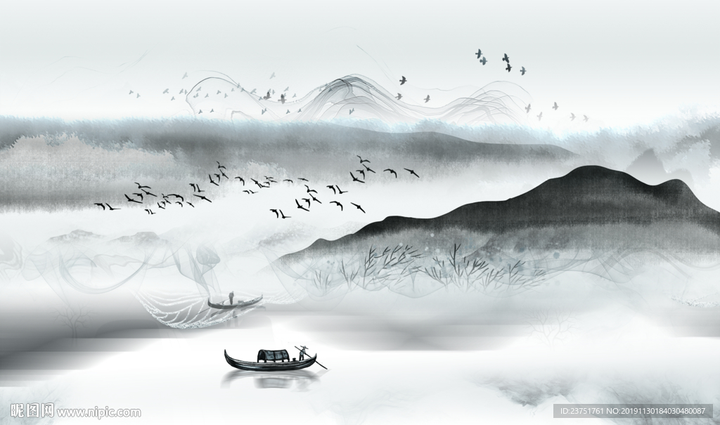 新中式背景
