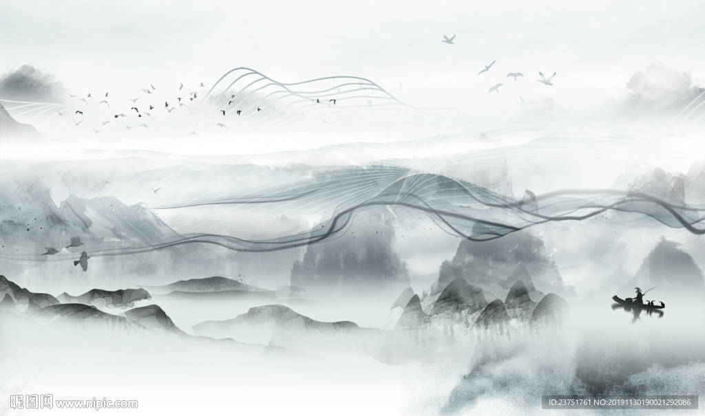 新中式山水
