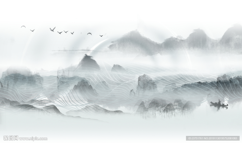 新中式山