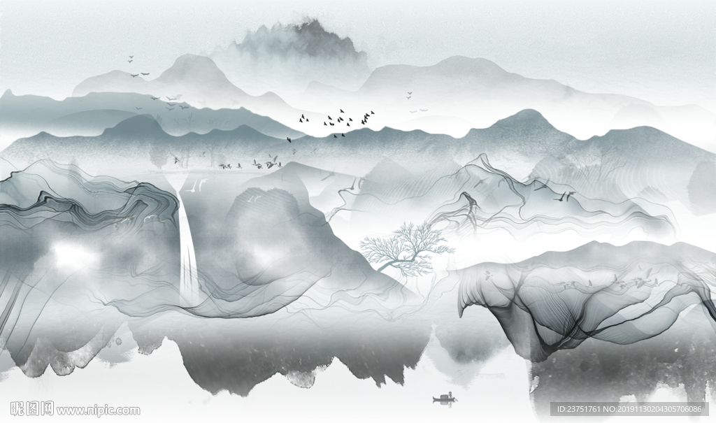 抽象山