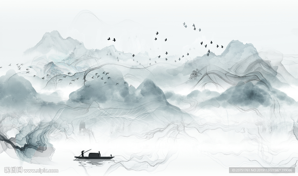 新中式背景