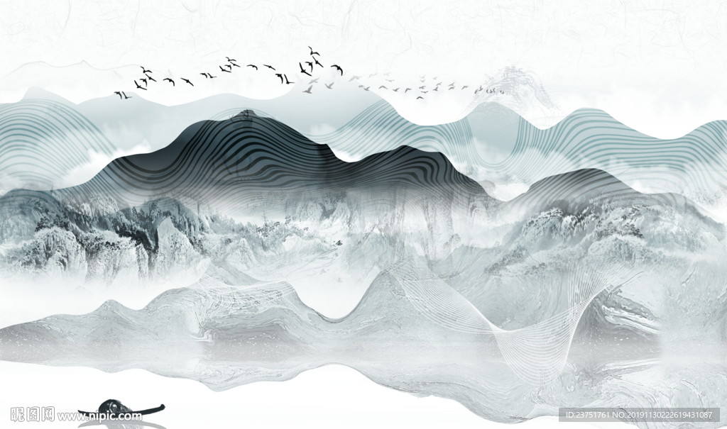 水墨画