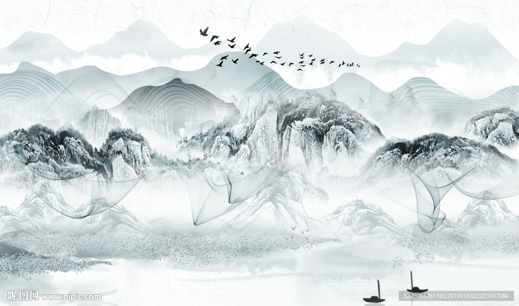 水墨画