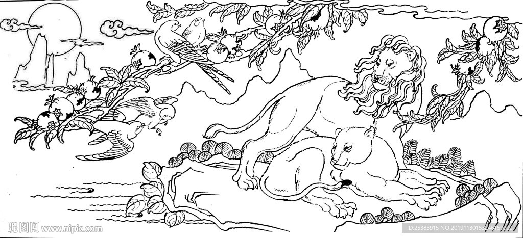 狮开榴燕