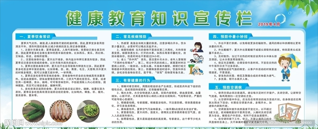 健康教育宣传栏