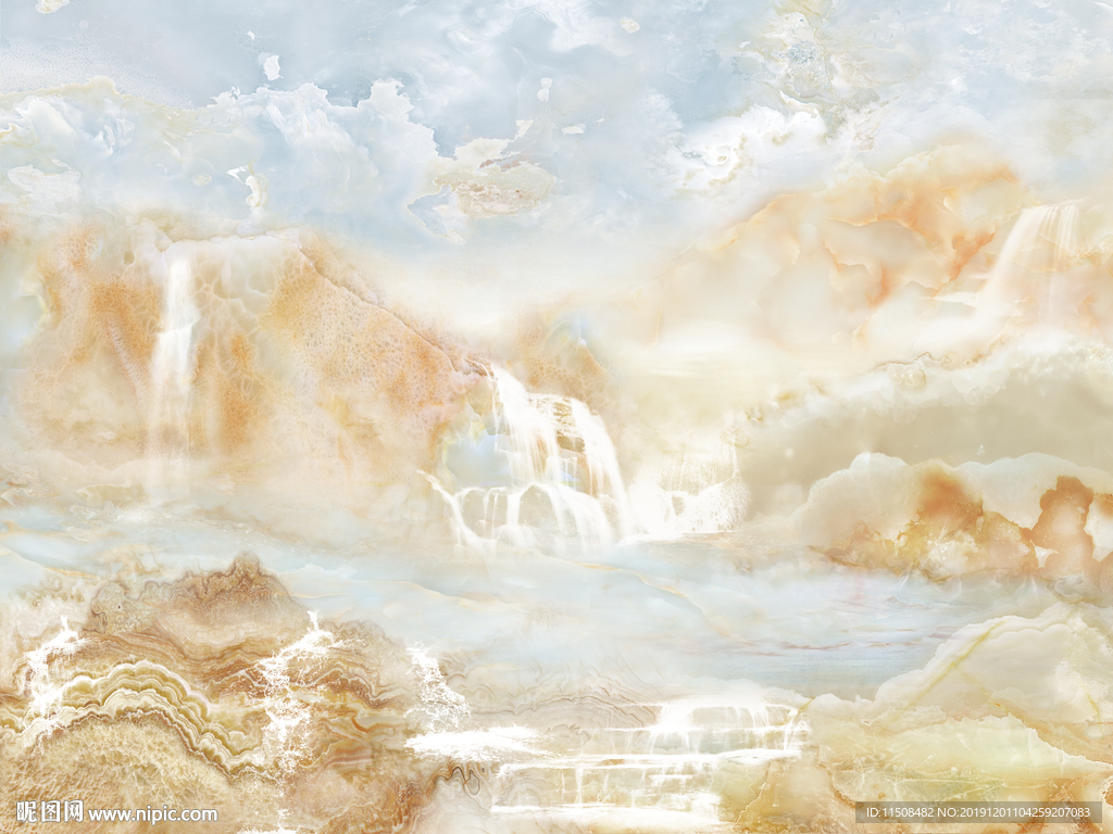 海纳百川大理石纹