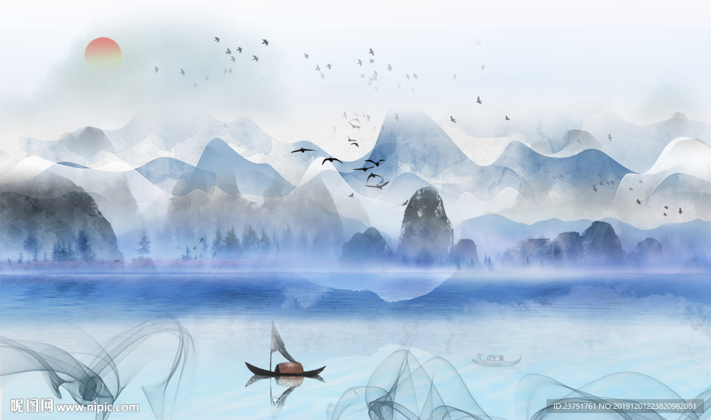 意境山水画