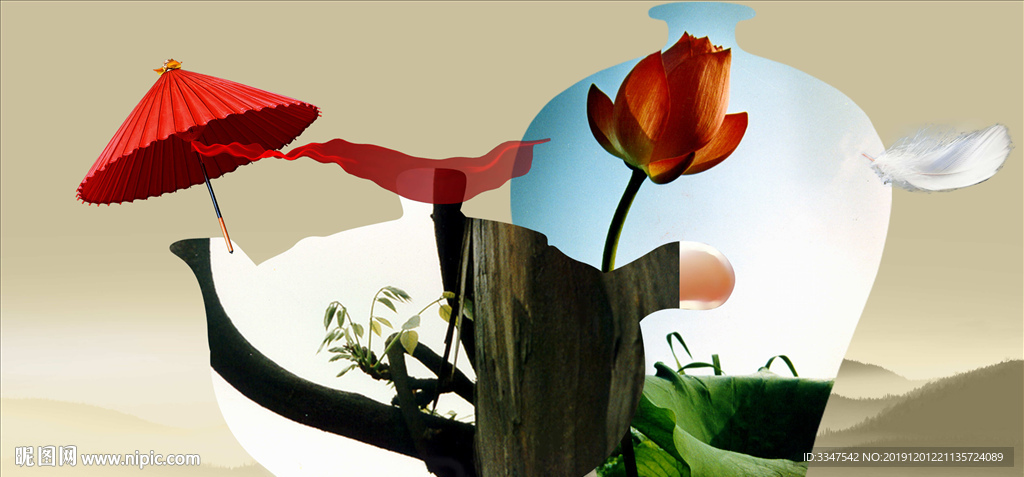 清者自清 背景画