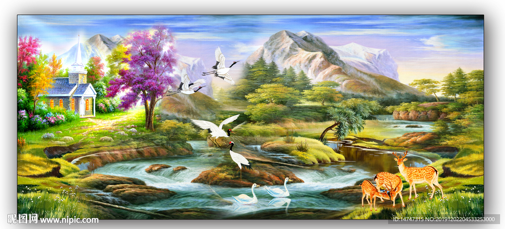 风景油画