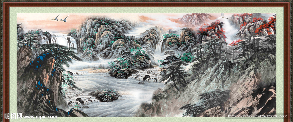 巨幅山水
