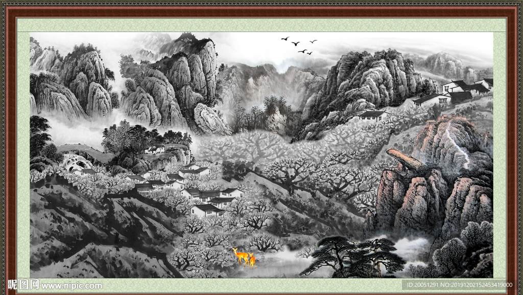 水墨国画