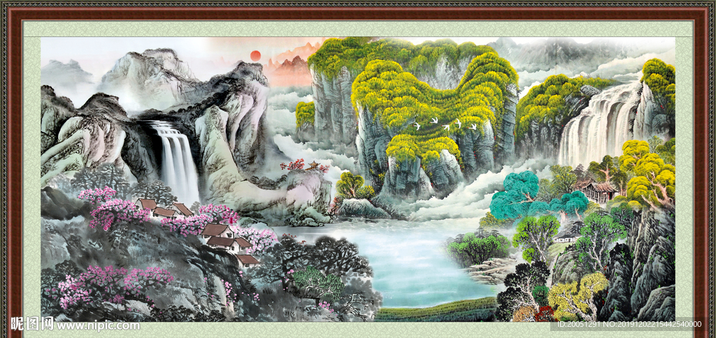 国画山水