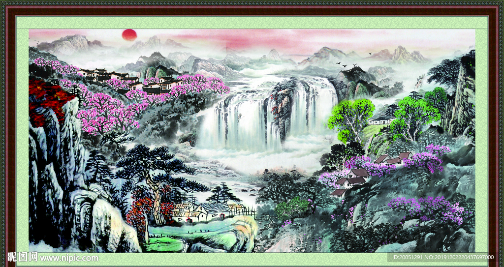 巨幅山水