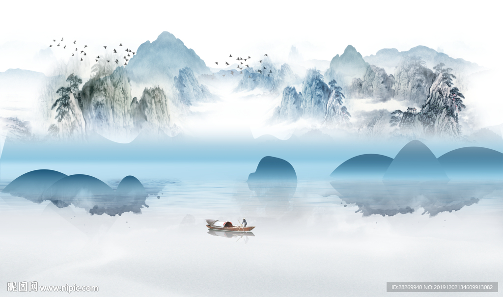 新中式山