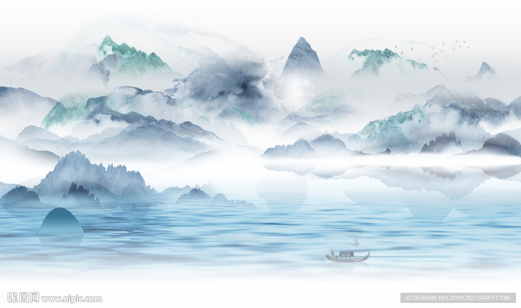 新中式山水