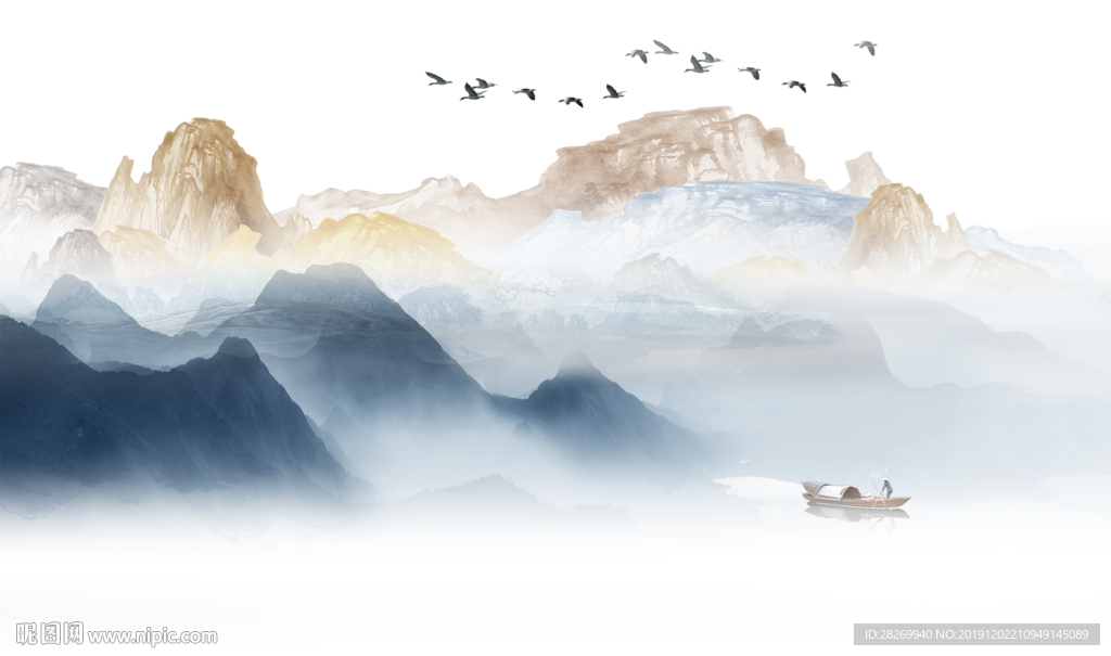 意境山水画