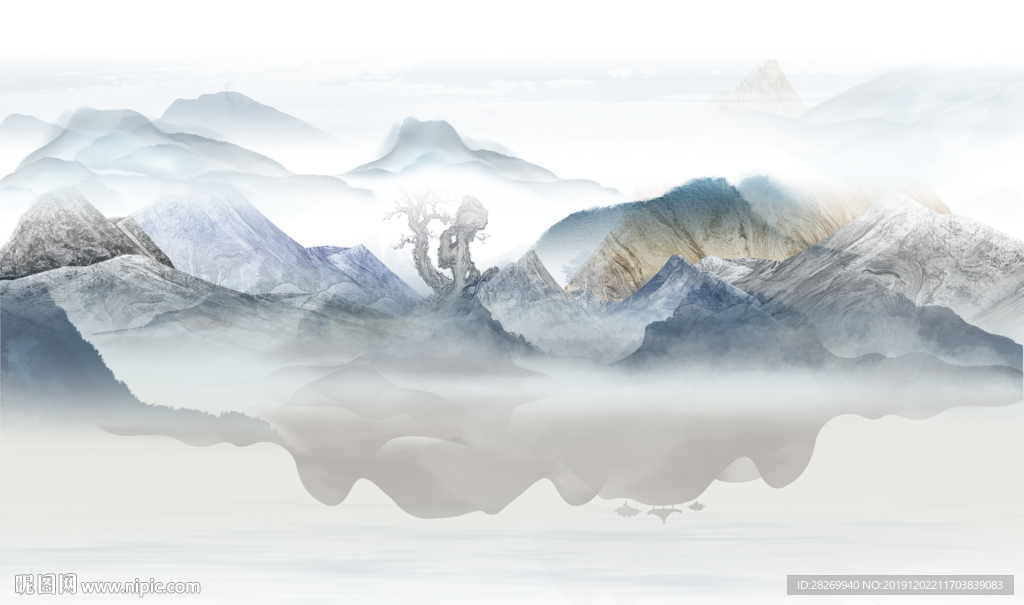 意境山水画