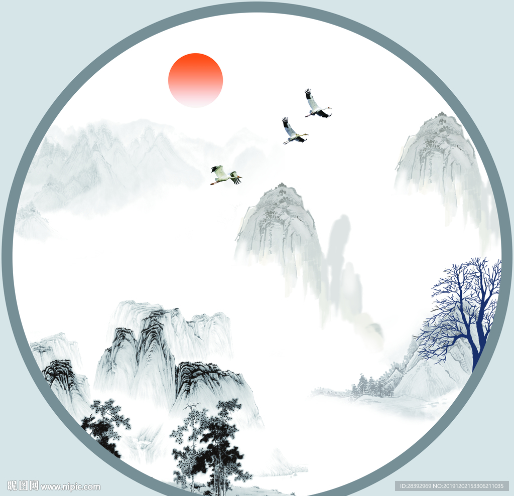 水墨画