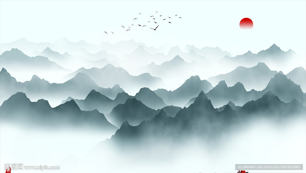 写意山水画