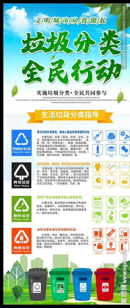 垃圾分类 全民行动 分类指导
