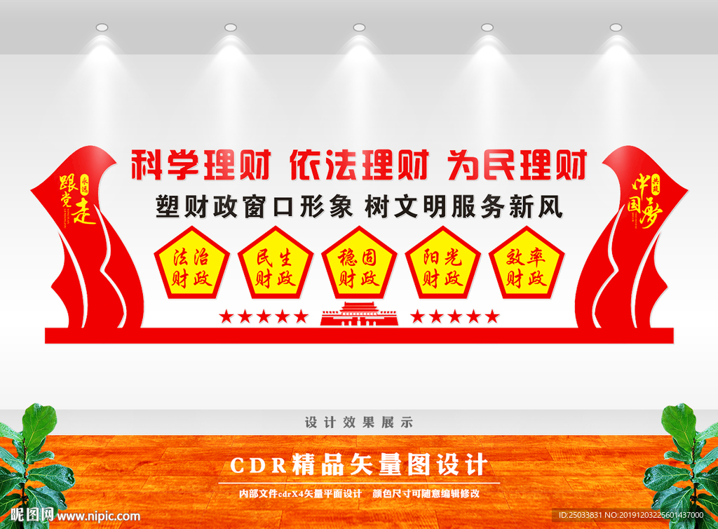 财政文化墙