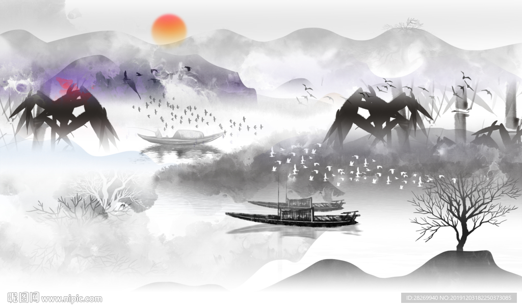 水墨画