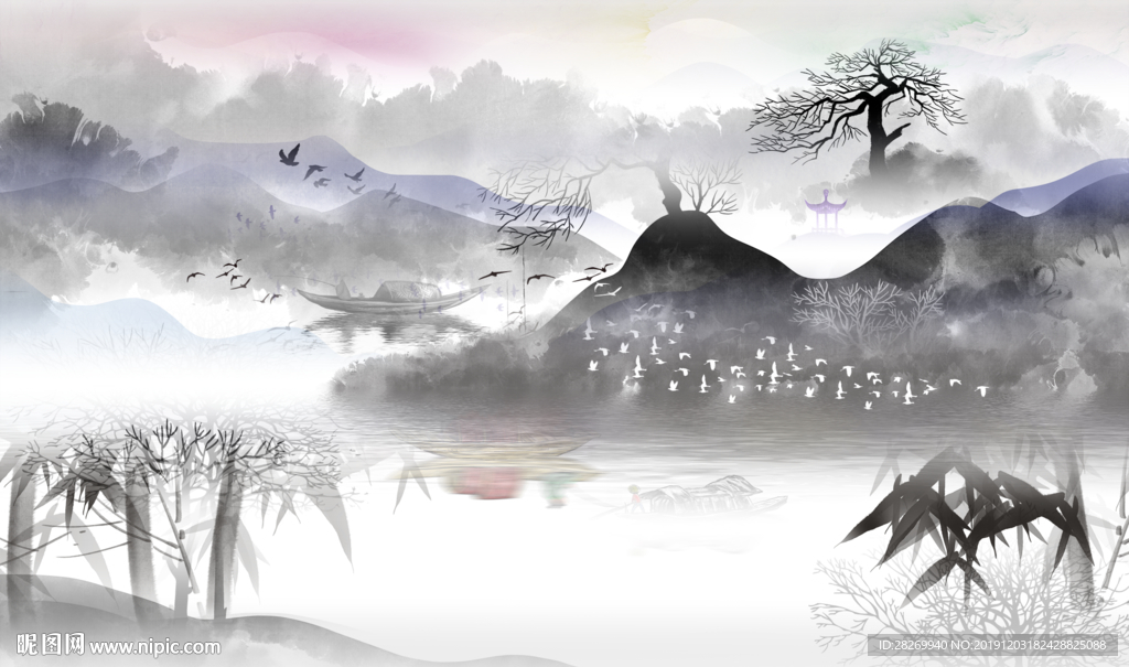 水墨画