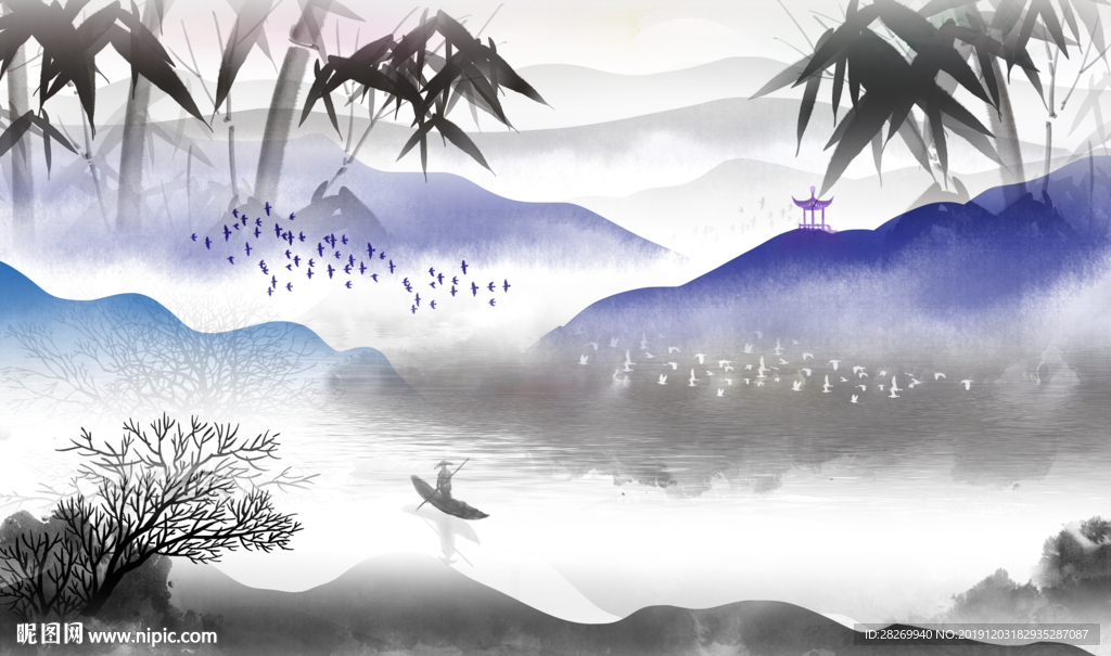 水墨画