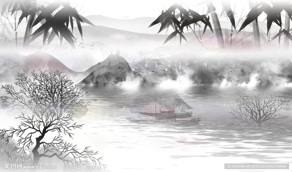 水墨画