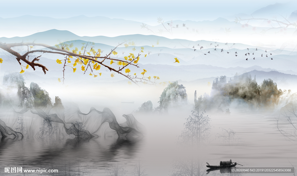 水墨挂画
